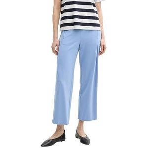 TOM TAILOR Cropped Straight Leg broek voor dames, 37106 - Flawless Blue, 44W / 28L