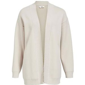 Object Dames Objreynard L/S Knit Cardigan Noos gebreide jas, Zilvergrijs, M
