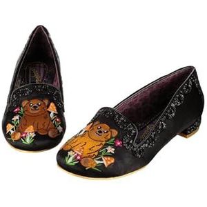 Irregular Choice Vrouwen Boo Bear Pomp, Zwart, 42 EU