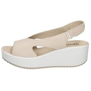 IGI&CO D.Candy Damessandalen met sleehak, Crème., 41 EU