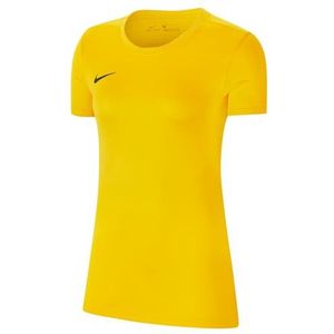 Nike Dames Short Sleeve Top W Nk Df Park Vii Jsy Ss, Tour Geel/Zwart, BV6728-719, L