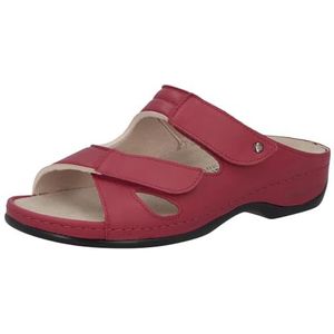Berkemann Janna pantoffels voor dames, signaalrood, 35.5 EU