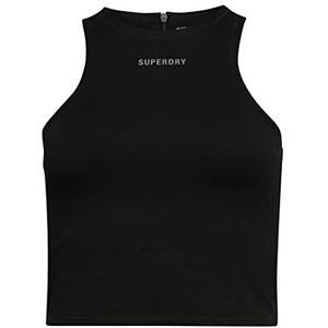 Superdry Code Tech Racer-jurk voor dames, zwart, maat 40, Zwart, 36