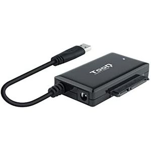 Monkey Ladder USB 3.0 USB-A naar SATA adapter voor 2,5 inch en 3,5 inch harde schijven, met voeding, zwart