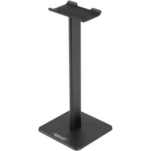 iggual Hoofdtelefoonstandaard, compatibel met alle soorten hoofdtelefoons, kleur zwart, afmetingen 22 x 9,5 x 9,5 cm