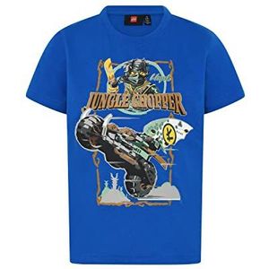 LEGO Ninjago jongens T-shirt Dschungle Shopper LWTaylor 328, 557 Blue, 128 kinderen
