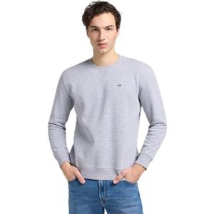 Lee - Patch Crew - Top - Gris chiné - Katoen