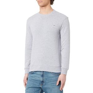 Lee - Patch Crew - Top - Gris chiné - Katoen