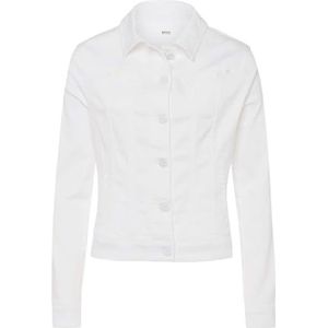 BRAX Dames Style Miami jeansjas, wit, 40