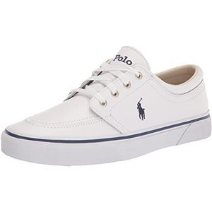 POLO RALPH LAUREN Keaton-pony voor heren, unisex sneaker, Wit/Marine PP, 40 EU