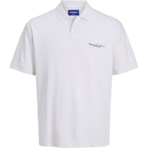 Jack & Jones Jorboston Polo Ss, wit (bright white), XL