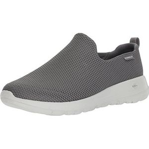 Skechers Heren Go Max-Athletic Air Mesh Slip op wandelschoen, houtskool, 50 EU