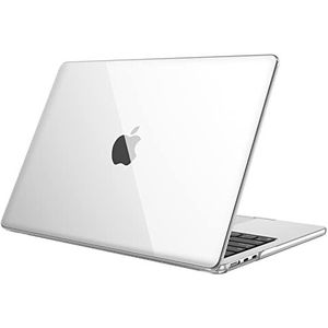 Fintie Hoesje compatibel met MacBook Air 13,6 inch (2024/2022) M3/M2 chip, snap-on harde hoes voor MacBook Air 13,6 inch model A3113 A2681, kristalhelder