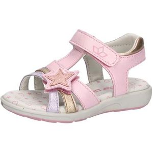 Lico - Sandalen Rinara V - Roze - Klittenbandsluiting - Leer