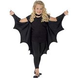 Smiffys Kids Unisex Vampire Bat Kostuum, Vleugels, zwart, One Size, 44414