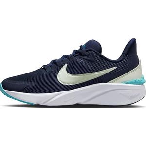 Nike - Star Runner 4 - Hardloopschoenen - Blauw - Rubber Zool