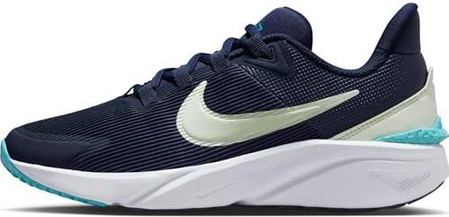 Nike - Star Runner 4 - Hardloopschoenen - Blauw - Rubber Zool