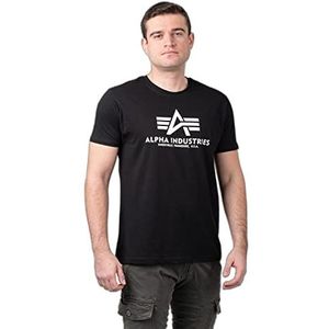 Alpha Industries Basic T 2-pack T-shirt voor heren Black/Dark Petrol