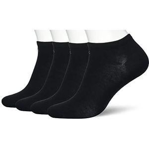 Calvin Klein Sneakersokken (4 stuks) voor dames, Zwart, Eén maat