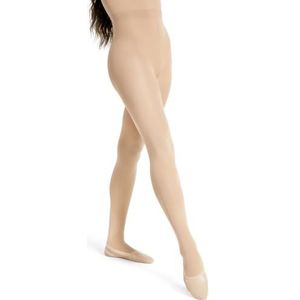 Capezio Dames overgangspanty ultra zacht, lichtbruin, S-M