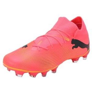 PUMA Future 7 Match Fg/Ag WN's voetbalschoen voor dames, Oranje Zwart, 42 EU