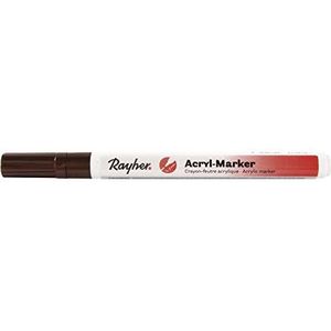 Rayher 35006638 Acryl marker, ronde punt 1-2 mm, met ventiel, koper