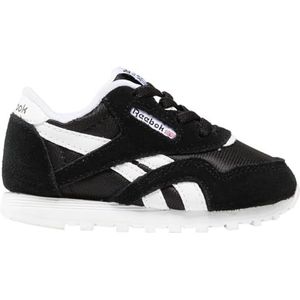 Reebok CL Nylon, Sneaker, Zwart/Wit, Maat 20, Zwart Wit, 20 EU