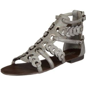 Buffalo 309-5570, damesmode sandalen, Grijs Grey01, 39 EU
