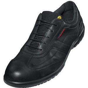Uvex Lage schoen 9510/2 S1P maat 48 PU zool Scarpa Bassa Business Casual S1 P SRC lage schoen, zwart, EU