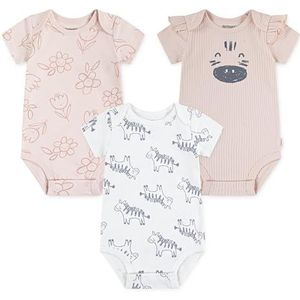 Huggies Little Hugs Baby 3-pack rompertje peuter ondergoed set, roze, 9 maanden, Rosé, 9 maanden