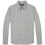 Tommy Hilfiger Overhemd - Dark Nacht Navy Stripe - Tommy Hilfiger - 3 jaar (98) - Overhemd