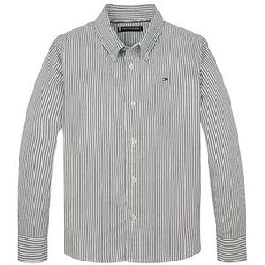 Tommy Hilfiger Overhemd - Dark Nacht Navy Stripe - Tommy Hilfiger - 3 jaar (98) - Overhemd