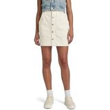 G-STAR RAW - Workwear Button Skirt - Beige/Kaki - Katoen