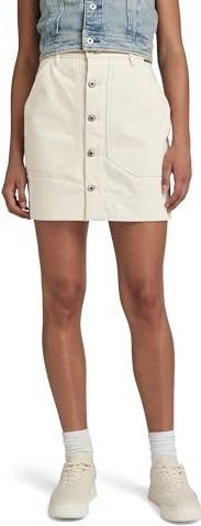 G-STAR RAW - Workwear Button Skirt - Beige/Kaki - Katoen