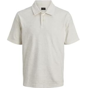JACK & JONES Jprblaben SS Polo voor heren, cloud dancer, XXL