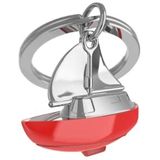 O meta[l]morphose METALMORPHOSE - Sleutelhanger boot/zeilboot rood - MTM052, rood, 32, hedendaags, Rood, 32, Hedendaags