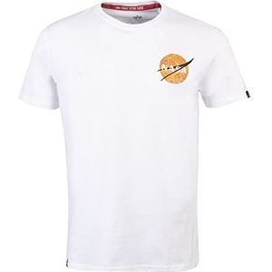 Alpha Industries NASA Davinci T Shirt voor heren White