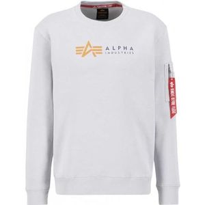 Alpha Industries - Alpha Label - Sweatshirt - Grijs - Katoen
