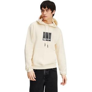 Karl Lagerfeld Jeans, Heren, Box Logo Hoodie, Regular Fit, Grijs, XS