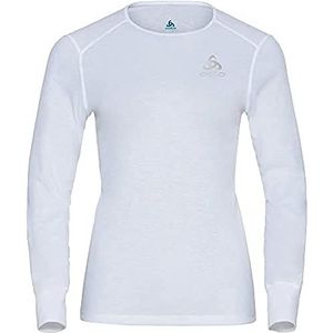 Odlo L/S Active Warm Eco-T-shirt met blauwe bovenkant en ronde hals voor dames