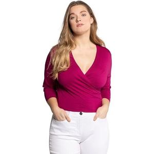 Ulla Popken Bolero voor dames, Magnolia rood, 42-44