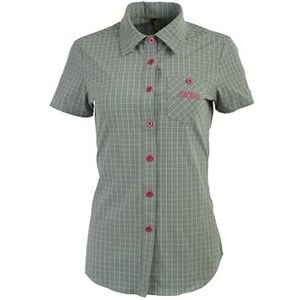 Ande W18001-0446 Arizona Dameshemd Bladgroen Maat XS, bladgroen, XS