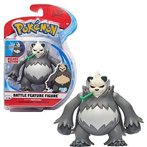 Pokémon Battle Feature figuur, pandarbar (Pangoro), pandarbaar, beweegbaar figuur, 12 cm, met slag, ijzeren vuist