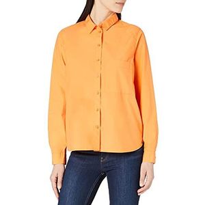Camel Active Womenswear Dames 3097225S64 blouse, oranje, M