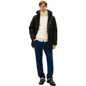 Tommy Hilfiger Heren ROCKIE DOWN PARKA MW0MW40632 Parka jas, zwart, XXL, Zwart (zwart), XXL