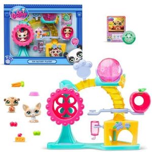 BANDAI Littlest Pet Shop, speeltijd, beweegbare hoofden, Gen 7 (huisdieren #69 en #68 exclusieve speelset huisdieren), voor kinderen vanaf 4 jaar, meerkleurig