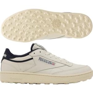 Reebok Heren Club C Golf Sneaker, Chalk/Vintage Chalk/Vector Navy, 45,5 EU, Chalk Vintage Chalk Vector Navy, 45.5 EU