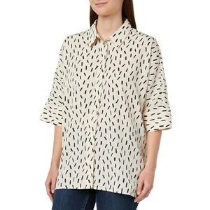 bridgeport Dameshemd 31226336-BR02, wolwit zwart, M, wolwit zwart, M