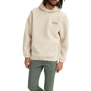 Levi's Sweatshirt met capuchon voor heren, Sahara Kaki, XS