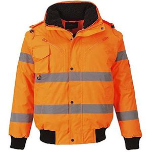 Portwest C467 Hi-Vis 3-in-1 Bomberjas, Normaal, Grootte M, Oranje